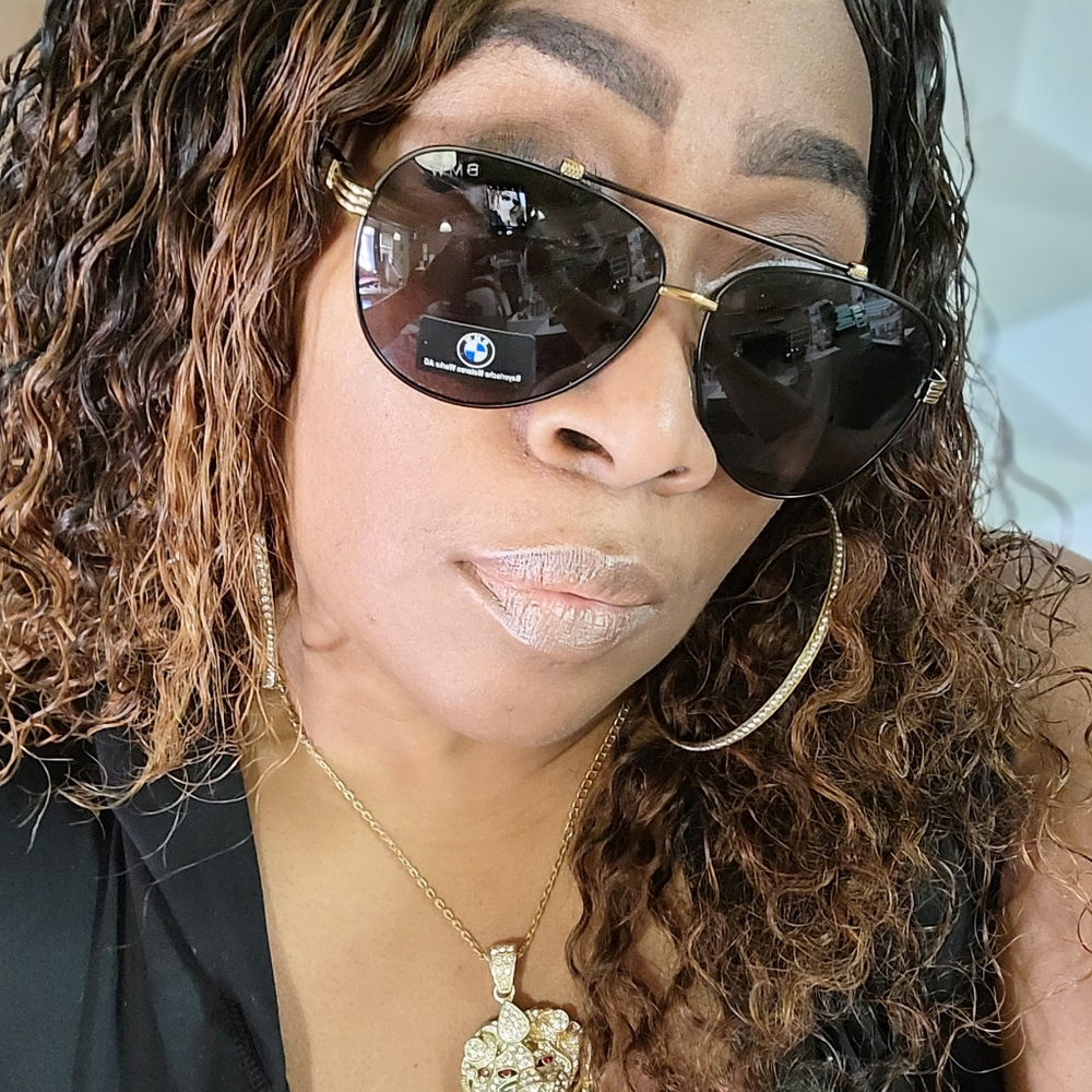 Gold and Black Sunglasses